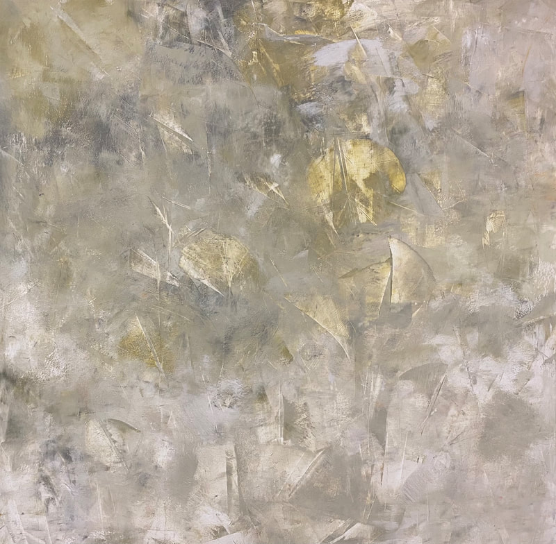 Claudia Mandler McKnight, Morphic Resonance II, oil and cold wax on cradled birch panel, 30" x 30" 
1800.00 plus tax